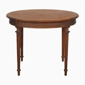Antique Napoleon III Coffee Table in Solid Walnut