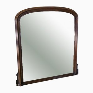 Very Large Oak Wall or Overmantel Mirror, 1870s