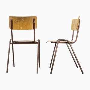 Elbe Stacking Dining Chairs, 1960s, Set of 2