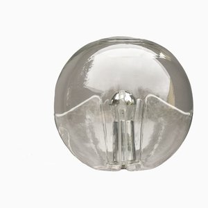 Lámpara de mesa Nuphar de vidrio de Toni Zuccheri para Veart, años 70