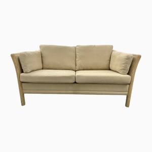 Danish Two Seater Sofa With Wooden Frame