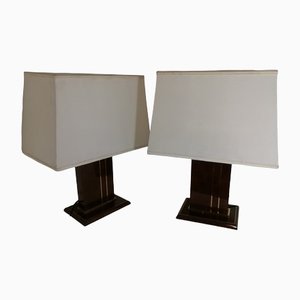 Hollywood Regency Table Lamps, Italy, Set of 2