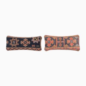 Vintage Turkish Anatolian Pillow Cases, Set of 2