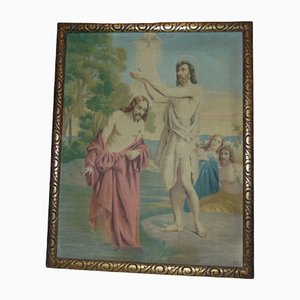 John the Baptist, 1900s, Oil on Canvas, Framed