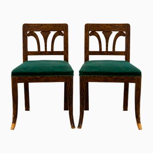 Chaises Biedermeier, Set de 2