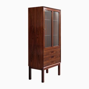 Mid-Century Danish Rosewood Display Cabinet from Brouer, 1960s
