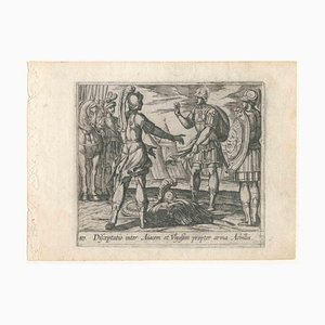 Série Métamorphose d'Ovide, Gravures Originales, 1606, Set de 4
