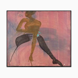 Anastasia Kurakina, Pink Woman, Oil Painting, 2010s