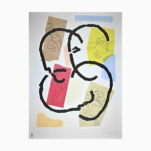 Rafael Canogar, Los Juegos, Original Lithograph, 2008