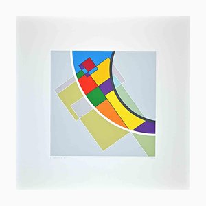 Luigi Veronesi, Moon, Original Screen Print, 1995