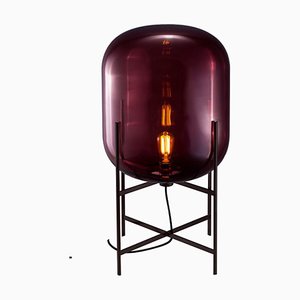 Oda Medium Stehlampe in Aubergine & Schwarz von Sebastian Herkner für Pulpo