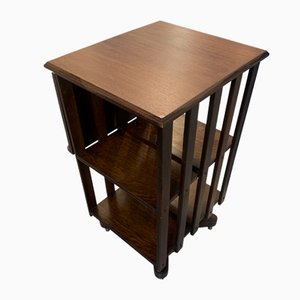 Victorian Oak Revolving Bookcase