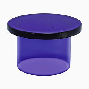 Large Alwa Three Side Table in Blue by Sebastian Herkner for Pulpo