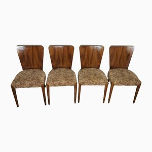 Art Deco Dining Chairs by Jindrich Halabala, Set of 4