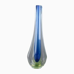 Vase en Verre de Murano par Flavio Poli pour Seguso, 1960s