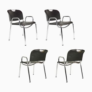 Model 2062 Castiglietta Dining Chairs by Achille Castiglioni & Marcello Malein for Zanotta, 1967, Set of 4
