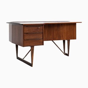 Bureau Boomerang Mid-Century en Palissandre par Peter Løvig Nielsen, Danemark, 1960s