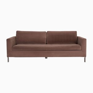 Beige Fabric Byron Three Seater Couch by Christine Kröncke