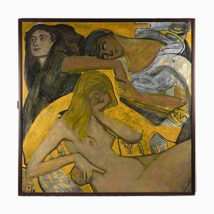 Anastasia Kurakina, Golden Cage: Adam and Eve, Ölgemälde, 2005