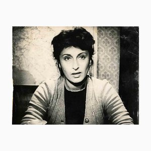 Portrait of Anna Magnani, Mid-20th Century, Black & White Photograph