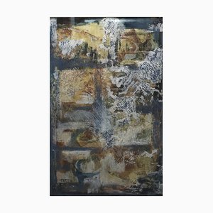 FT Bald, Composition Abstraite, 2000, Huile sur Toile