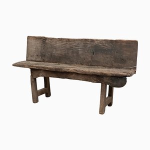 Rustic Bench in Solid Wood, 1920