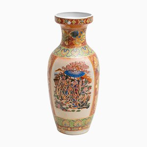 Vaso in ceramica dipinta a mano, Asia, anni '50