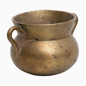 Vintage Spanish Bronze Pot, 1920
