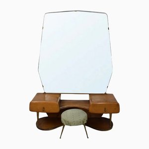 Italian Dressing Table with Mirror, 1950s.