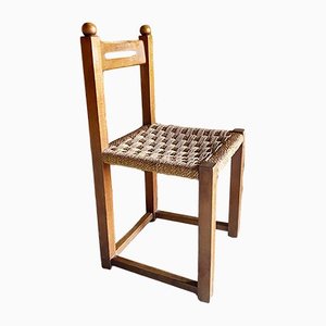 Italian Raffia Chair, 1970s