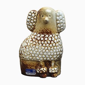 Stoneware Right Version Poodle by Lisa Larson for Gustavsberg, 1964