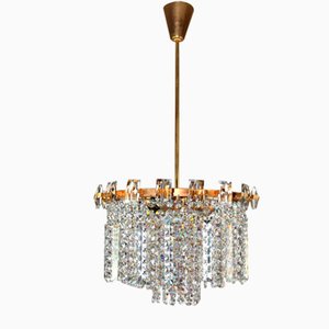 Kronleuchter mit Swarovski-Kristallen, 1960er
