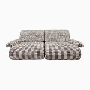 Vintage Mid-Century Two-Seater Sofa by Km Wilkins, Set of 2