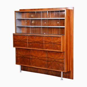 Art Deco Walnut Sideboard, Czechia, 1930s