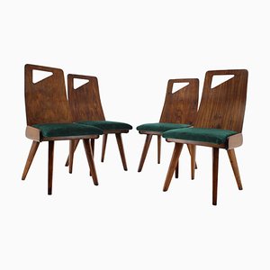 Dining Chairs by J. Kroha for Grand Hotel, Czechoslovakia, 1930s, Set of 4