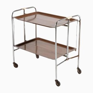 Carrello bar Mid-Century moderno pieghevole