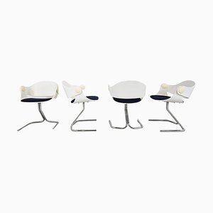 Chaises de Salon Vintage par Eugen Schmidt pour Soloform, 1960s, Set de 4