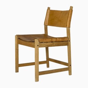 Oak & Leather Chair by Kurt Østervig for Sibast