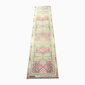 Turkish Colorful Muted Designer Corridor Rug