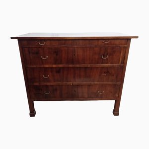 Empire Dresser with Four-Drawer in Walnut