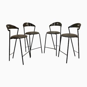 Fly Line Bar Stools, 1980, Set of 4