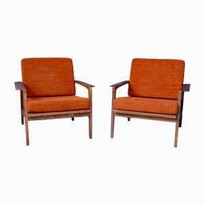 Scandinavian Armchairs, Set of 2