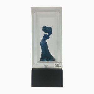 Kjell Engman for Kosta Boda ‘Snapshot’ sculpture Women in the wind , 1990’s