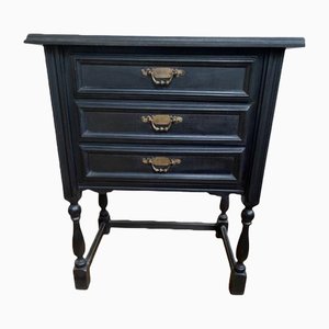 Antique Black Chest of Drawers