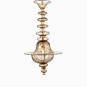 Lámpara de araña de cristal de Murano, siglo XX