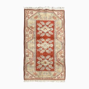 Little Vintage Turkish Oushak Rug