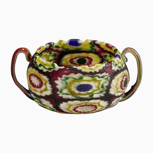 Millefiori Murano Glass Bowl from Fratelli Toso, 1920