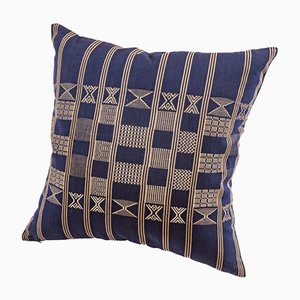 Minna Decorative Cushion in Indigo Blue by Nzuri Textiles