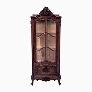 Antique French Display Cabinet in Oak, 1900