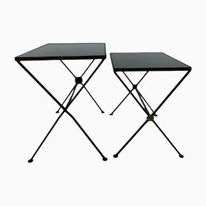 Gigognes Tables by Jacques Adnet, Set of 2
